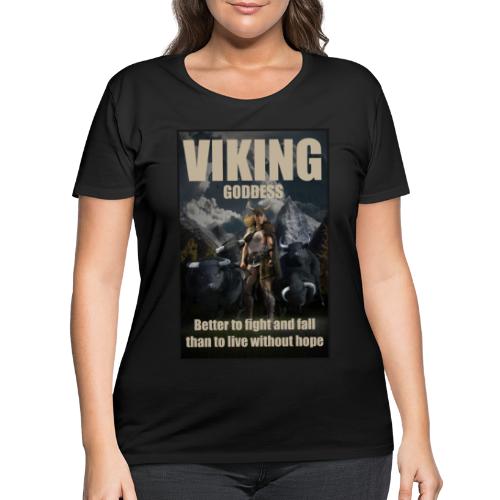 Viking Goddess - Viking warrior - Women's Curvy T-Shirt