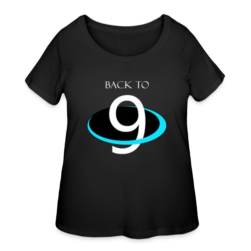 BACK to 9 PLANETS - Women's Curvy T-Shirt