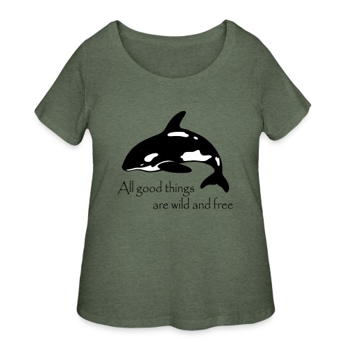 End Captivity - Women's Curvy T-Shirt