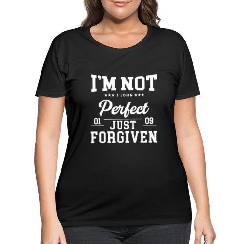I'm Not Perfect-Forgiven Collection - Women's Curvy T-Shirt