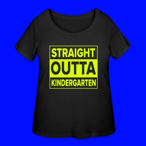 Kreative In Kinder Straight Outta - Women's Curvy T-Shirt