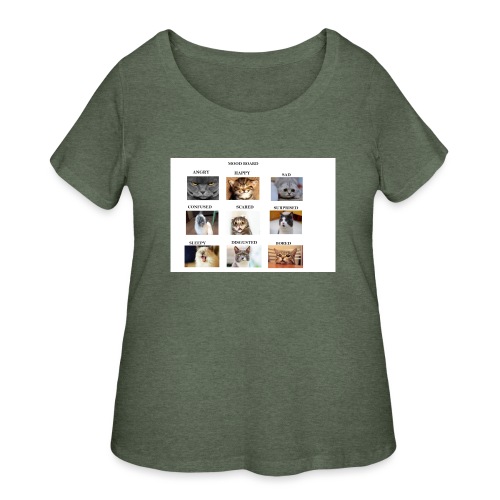 MOOD BOARD - Women's Curvy T-Shirt
