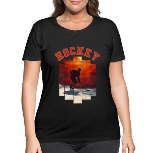 Hockey Dreams - Women's Curvy T-Shirt