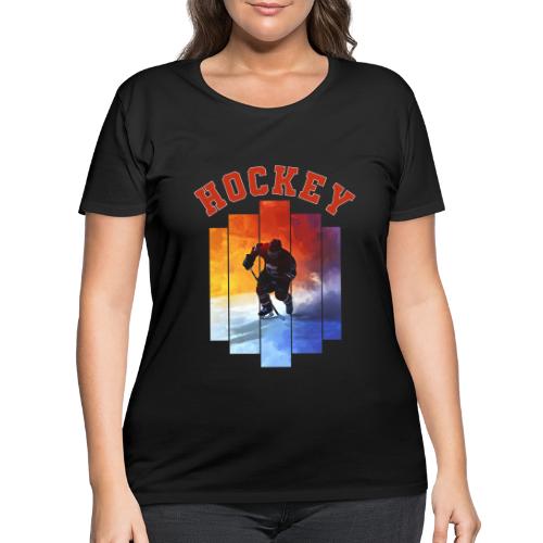 Hockey Rush - Women's Curvy T-Shirt