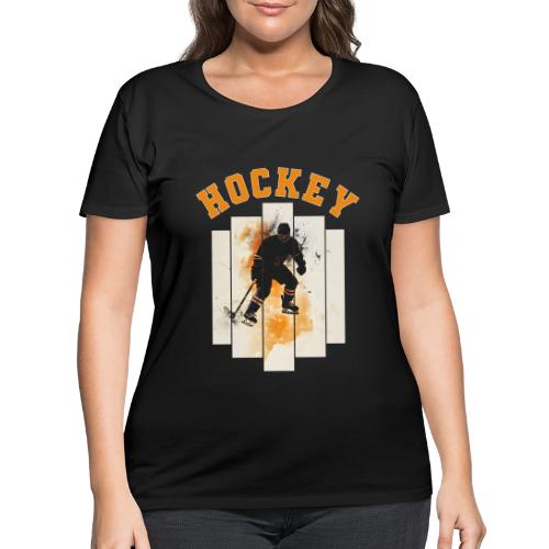 Hockey Grind - Women's Curvy T-Shirt