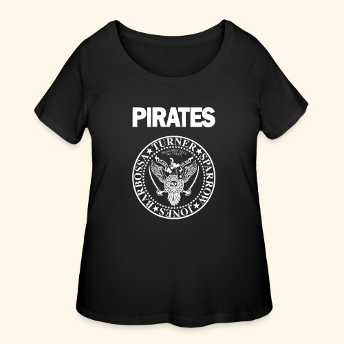 Punk Rock Pirates [heroes] - Women's Curvy T-Shirt