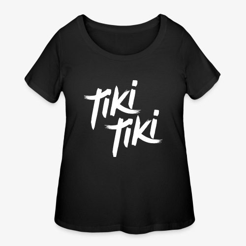 Tiki Tiki logo - Women's Curvy T-Shirt
