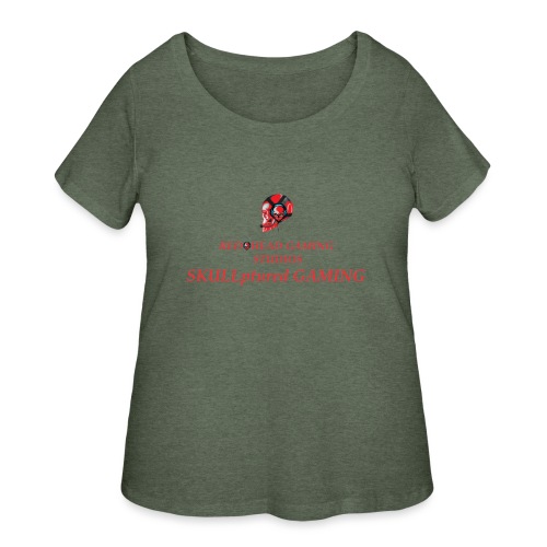 REDHEADGAMING SKULLPTURED GAMING - Women's Curvy T-Shirt