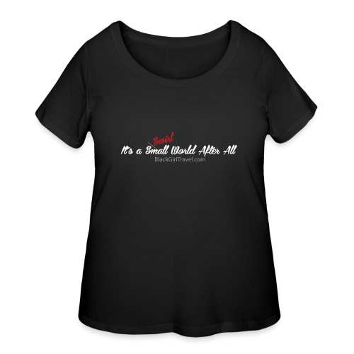 Plain Small World png - Women's Curvy T-Shirt