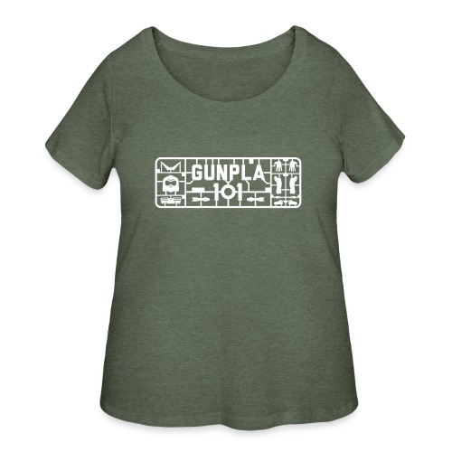 Gunpla 101 Men's T-shirt — Zeta Blue - Women's Curvy T-Shirt