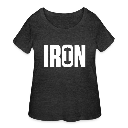IRON WEIGHTS - Women's Curvy T-Shirt