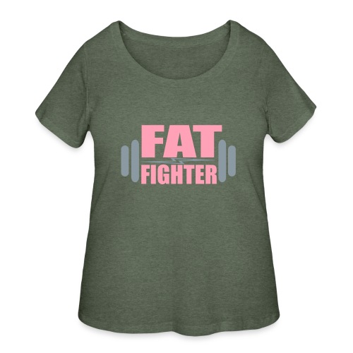 Fat Fighter - Women's Curvy T-Shirt