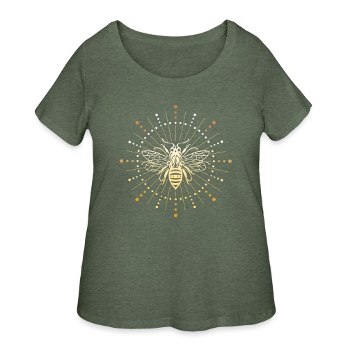 Bee Honey Summer - Women's Curvy T-Shirt