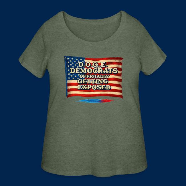 D.O.G.E. American Flag Retro