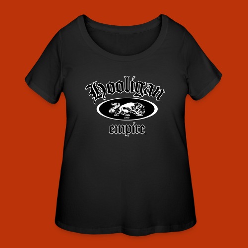 Hooligan Empire Lion Black - Women's Curvy T-Shirt