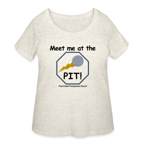 Meet me at the Gaga pit! - Women's Curvy T-Shirt