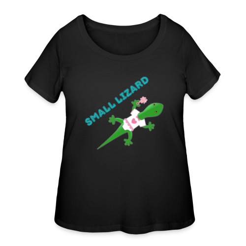 small lizard - Women's Curvy T-Shirt