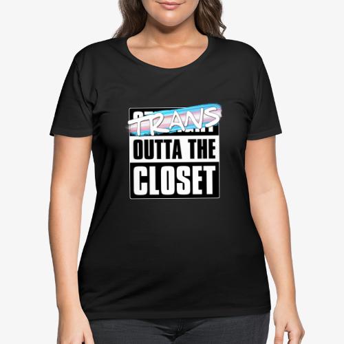 Trans Outta the Closet - Transgender Pride - Women's Curvy T-Shirt