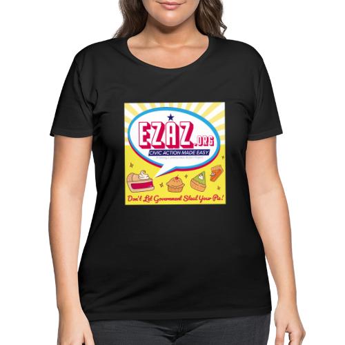 Don't Let Government Steal Your Pie! - Women's Curvy T-Shirt