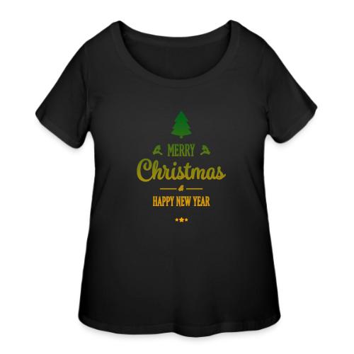Merry Christmas day of the - Women's Curvy T-Shirt
