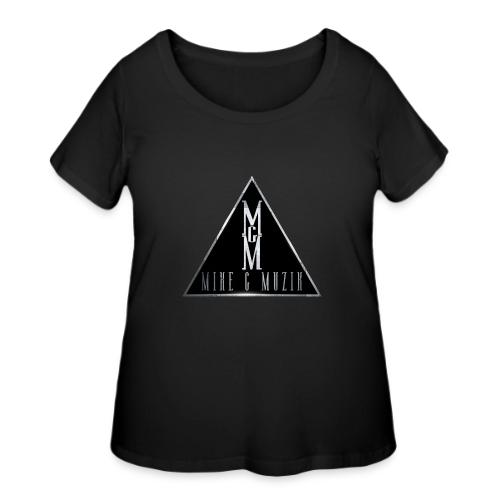 Mike G Muzik Logo - Women's Curvy T-Shirt