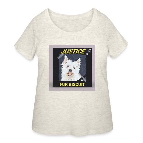 Justice For Biscuit - Women's Curvy T-Shirt