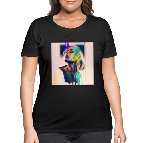 To Weep To Wake - Emotionally Fluid Collection - Women's Curvy T-Shirt