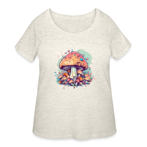 The Fungus Family Fun Hour - Women's Curvy T-Shirt