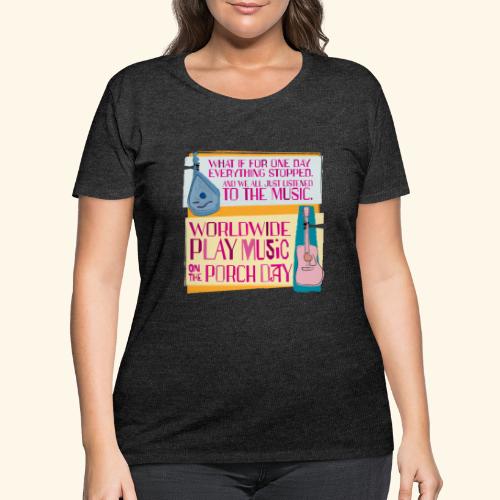 Play Music on the Porch Day 2023 - Women's Curvy T-Shirt