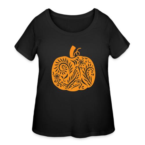 Pasliy Pumpkin Tee Orange - Women's Curvy T-Shirt