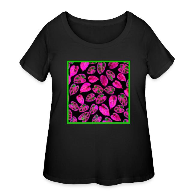 Vibrant Leaf Art Colorful Pattern