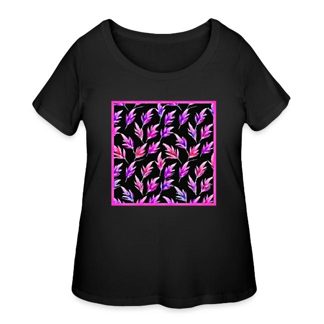 Colorful Leaf Magic: Neon Delight