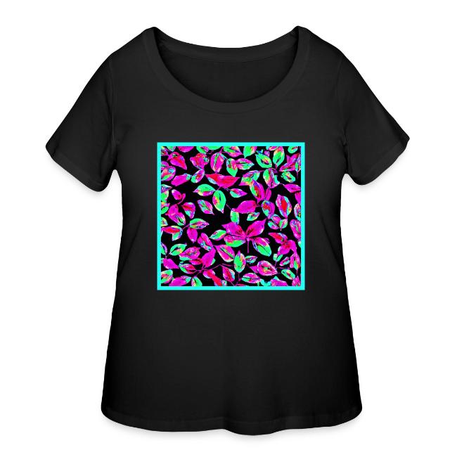 Vivid Neon Leaves: Color Symphony
