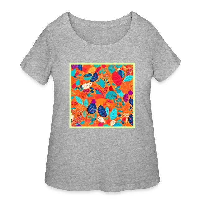 Colorful Cartoon Leaves