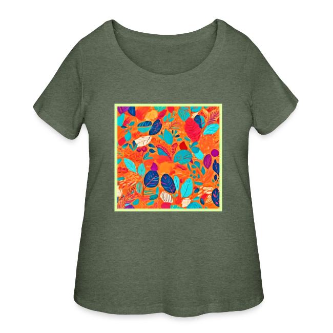Colorful Cartoon Leaves