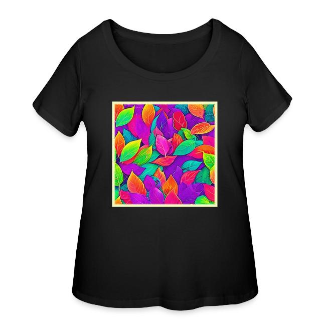 Neon Leaves: Cartoon Flow