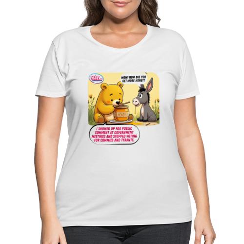 Honey Bear - Fire Tyrants - Women's Curvy T-Shirt