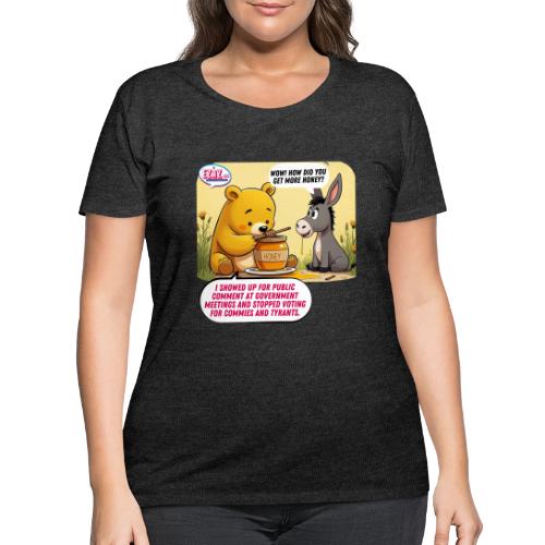 Honey Bear - Fire Tyrants - Women's Curvy T-Shirt