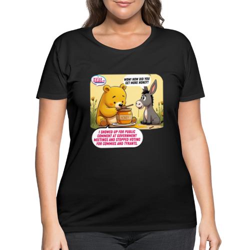 Honey Bear - Fire Tyrants - Women's Curvy T-Shirt