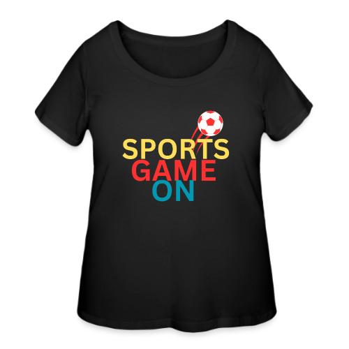 Sports Lover - Women's Curvy T-Shirt