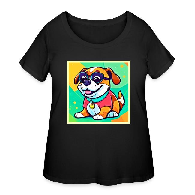 Cool Pup Cartoon Style Artwork