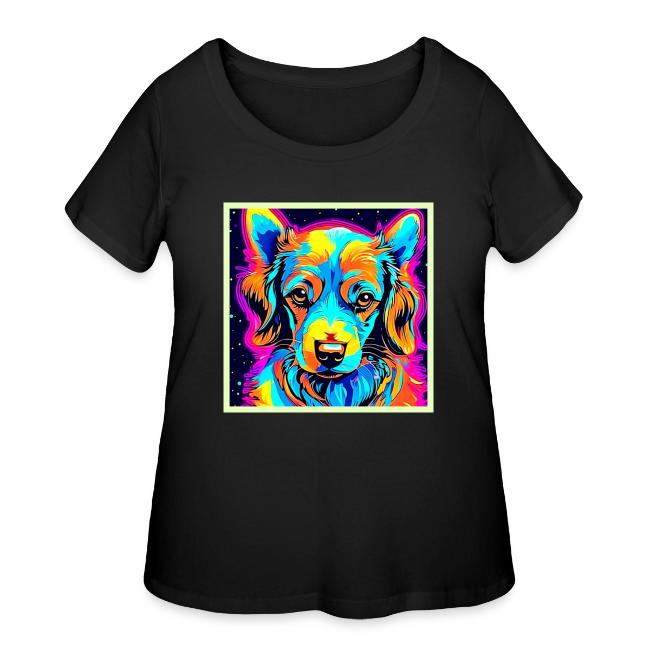 Electric Color Pop Canine Art