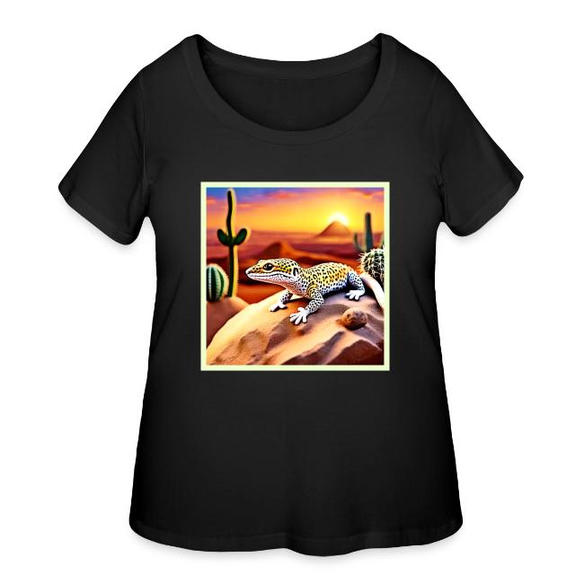 Beautiful Desert leopard Gecko Design