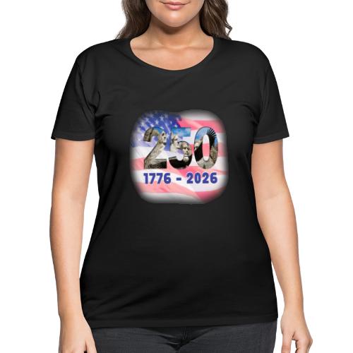 1776 - 2026 | 250 Years USA - Women's Curvy T-Shirt
