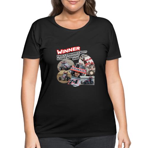 Luke Hall - Eldora Speedway FFN#1 Design 2 - Women's Curvy T-Shirt