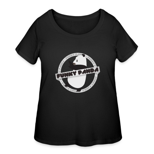 Funky Panda Logo - Women's Curvy T-Shirt