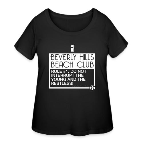 Beverly Hills Beach Club - Women's Curvy T-Shirt