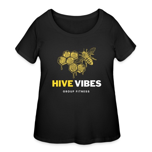 HIVE VIBES GROUP FITNESS - Women's Curvy T-Shirt