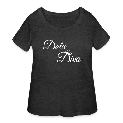 Data Diva (Dark) - Women's Curvy T-Shirt