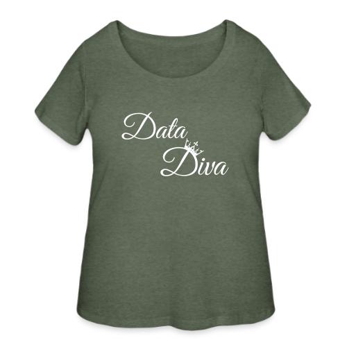Data Diva (Dark) - Women's Curvy T-Shirt